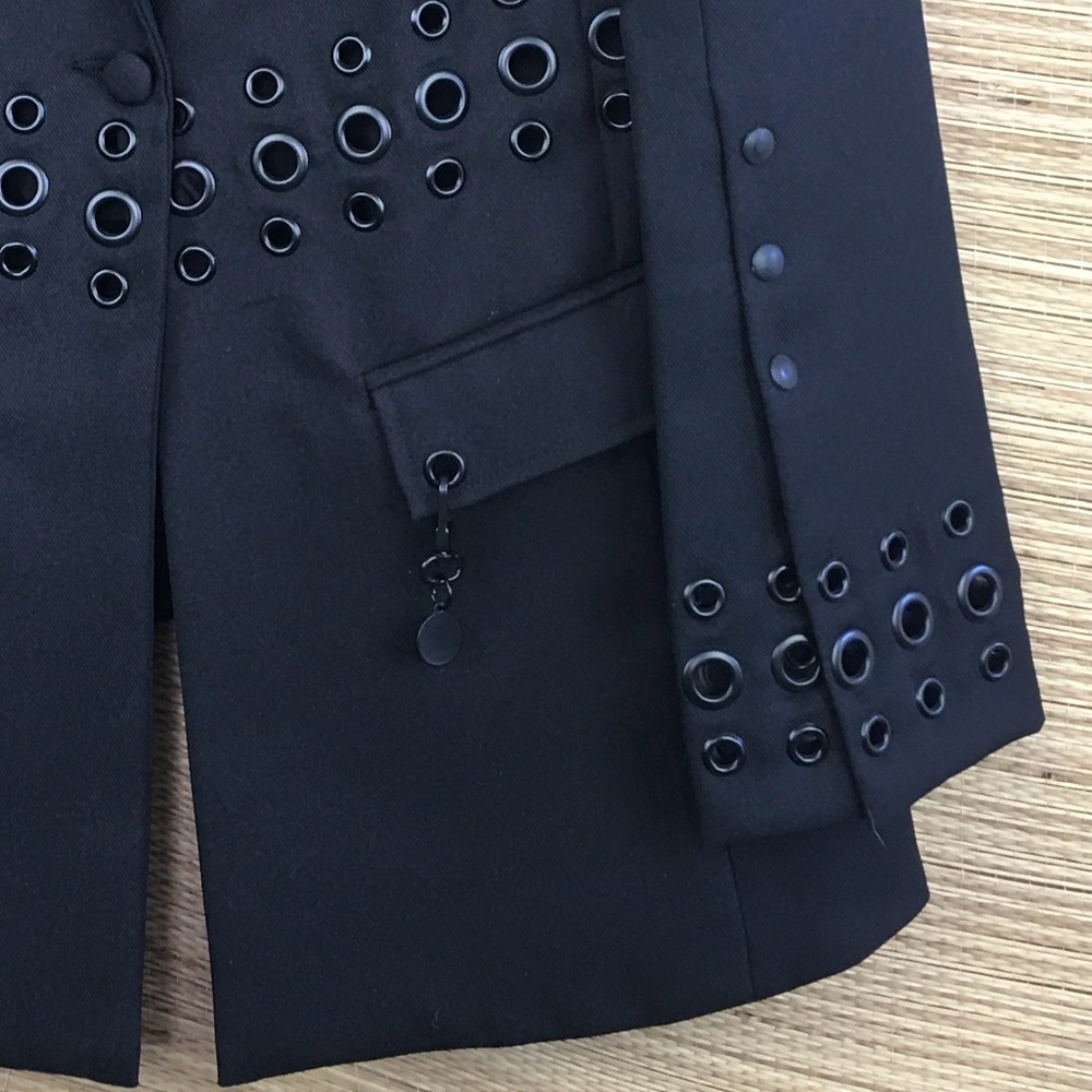 Rare Dylanlex "Jagger" Eyelet Statement Blazer - … - image 6